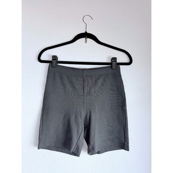 NWT Cosabella Michi Lounge Biker Shorts in Charcoal Gray Black Size Medium - Picture 5 of 13